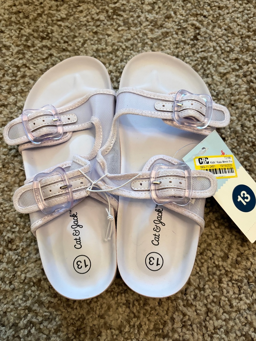 Cat & Jack sandals NWT